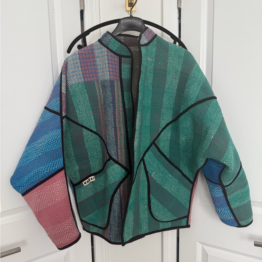 NAMAI reversible Ishani Vintage Quilted Naksha Kantha Jacket new without tags